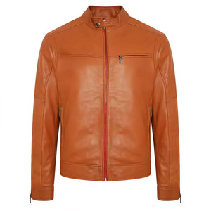 Men 2025 Spring Casual Motor Spliced 2025 Customized Leather <b>Jacket</b> Men Autumn Fashion <b>Biker</b> <b>Jacket</b> - Product Image 6