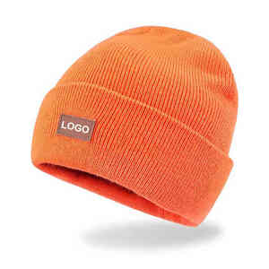 Gorros cálidos de punto personalizados de jacquard, gorros coloridos, gorros personalizados de fabricante personalizado con logotipo bordado, gorros de punto de invierno - Product Image 3