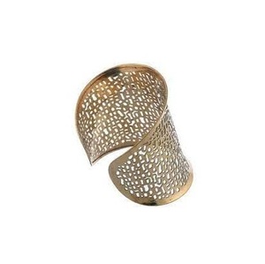 Brazalete de latón de diseño simple, personalizada pulsera de oro, pulseras y brazaletes de latón chapados en oro, brazalete para un tamaño personalizado - Product Image 2