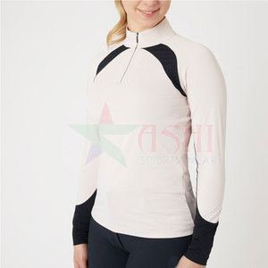 Ropa Deportiva Ecuestre para Mujer, Sudadera Profesional de Manga Larga, Impermeable, Cortavientos, de Poliéster y Elastano, Personalizable - Product Image 2