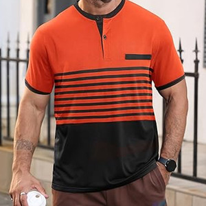 เสื้อยืดลำลองสำหรับผู้ชายทรงโอเวอร์ไซส์ผ้าคอตตอนสำหรับฤดูร้อน - Product Image 4