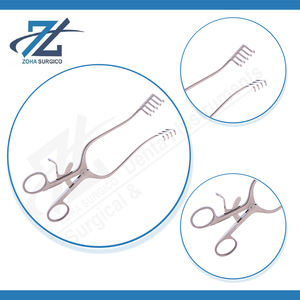 Retractor Travers, Retenedor Interno Autoajustable, 210 mm de Largo, 4 x 5 Dientes, 95 mm de Apertura Completa, Reutilizable, Juego de Instrumentos con Certificación CE - Product Image 4