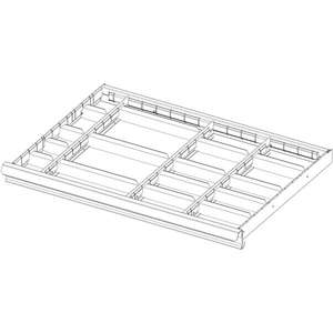 ตู้เก็บเครื่องมือฟาคอมพร้อมช่องแบ่ง 18 ช่องสำหรับลิ้นชักติดผนังขนาด 80 และ 75 มม. - Product Image 2