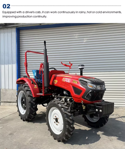 Tracteur agricole 100HP 120HP 140HP 4WD 4x4 avec cabine et moteur de base de tracteur agricole utilitaire AC pour l'agriculture - Product Image 3