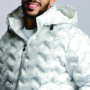 Chaqueta acolchada estampada OEM personalizada de alta calidad para hombre Chaqueta de invierno informal con logotipo personalizado para hombre con bolsillos con servicio OEM - Product Image 5