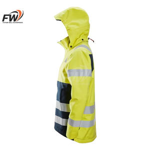 Chaqueta Softshell Reflectante de Alta Visibilidad para Hombre, Ropa de Trabajo de Invierno, Diseño Personalizable con Capucha, Venta Directa de Fábrica - Product Image 5