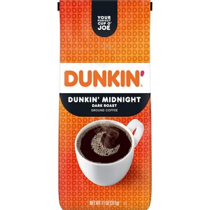Café Molido Dunkin' Midnight Dark Roast, 11 Onzas Bolsa - Product Image 3