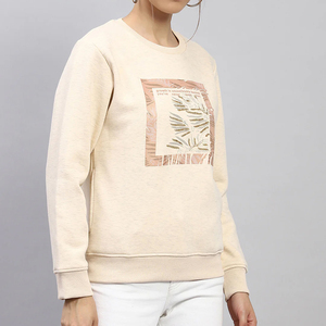 Sudadera de Mujer de Alta Calidad con Logotipo Personalizable en la Parte Delantera, Estilo Casual de Moda para Otoño e Invierno, Colores Sólidos - Product Image 4