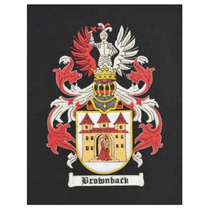 Beautiful Customized Classical Lace Hand <b>Embroidery</b> <b>Frame</b> Badges with Family Crests - Product Image 2