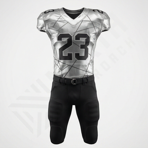 Uniforme de Fútbol Americano Cómodo, Resistente al Sudor, de Poliéster con Ventilación, Cintura Ajustada, Estilo Elegante, Ropa Deportiva de Alto Rendimiento para Equipos - Product Image 1