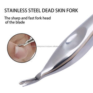 Empujador de Cutículas de Acero Inoxidable de Doble Punta, Reutilizable, para Limpieza de Uñas y Cuidado de Manicura, Alta Calidad - Product Image 3