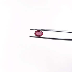 Rubis naturels de Bangkok, ovales calibrés 7x9mm 8x10mm, qualité supérieure, pierre précieuse en cristal rouge rose, taille ovale, traitement thermique, personnalisable - Product Image 2