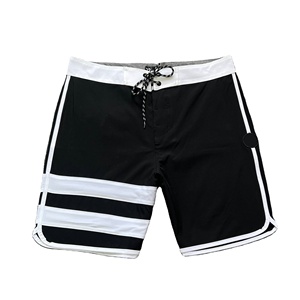 Men <b>Elastic</b> Waist Solid Casual Eco Friendly Waterproof Beach And Workout Shorts Sporty Mid Spandex And Polyester Beach Short - Product Image 1