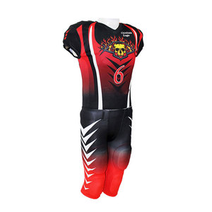 Vente en gros d'uniformes de football américain pour hommes personnalisés meilleur matériel ensemble de maillot à manches courtes imprimé Technics taille adulte - Product Image 6