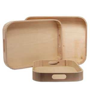 ชุดถาดไม้เพาโลเนียทรงมุมโค้ง ดีไซน์มินิมอล - Product Image 4