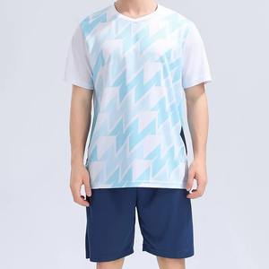 Maillots de fitness et de football pour hommes, sweatshirts uniformes de football, t-shirts de course athlétiques et secs, ensemble de shorts d'entraînement pour hommes, maillots - Product Image 5