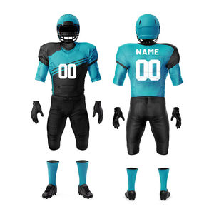 Conjunto de Camiseta de Fútbol Americano de Fabricante Directo para Compradores Mayoristas, Manga Corta, Estampada, Transpirable, de Secado Rápido y Alta Calidad - Product Image 2