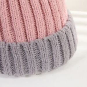 Style Européen Américain À La Mode Bonnet Doux Automne Hiver Boule De Fourrure Chapeau Couleur Correspondant Femmes Unisexe Designer Logo - Product Image 3
