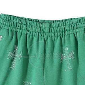 Short en molleton avec strass décontracté pour femmes 2025 Short tendance en polaire pour femmes - Product Image 2