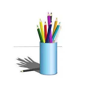 Pen Holder for Desk Office&Home Organizer Supplies for Make Up Brush stand Holder Metal Pencil Cup Holders OEM