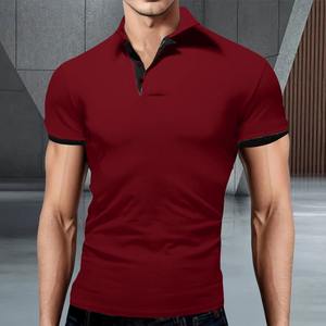 POLO Shirt Business Comfort Manches Courtes Noir Col Montant Plusieurs Couleurs Grande Taille Séchage Rapide - Product Image 5
