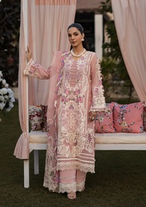 2025 Hit Style Luxury Pakistani Designer Floral Summer Ready Wear Lawn Dress para mujeres Party Style Lace Button Made USA - Product Image 3