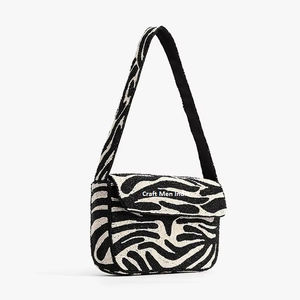 Designer Seed Bead Lady Shoulder Handbag Geometric Pattern Luxury Fashion Stud <b>Bag</b> Party Evening Purse Custom Size Autumn Single - Product Image 1