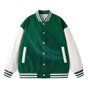 Veste universitaire OEM, veste de sport personnalisée, veste de sport pour hommes grande taille, veste de sport d'équipe avec des matériaux de haute qualité pour homme - Product Image 1