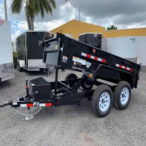<b>Black</b> Dump Trailer 2026 High Productivity Dual Axle Heavy Duty Cargo Hauling - Product Image 2