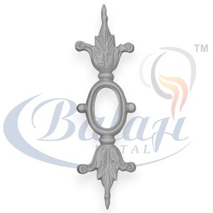 Embouts de clôture en fonte traitée thermiquement, résistants à la rouille, lances, panneaux de sécurité ornementaux pour portail et treillis, 14H 4W, en vrac - Product Image 1