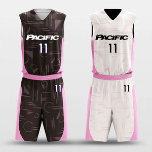 Uniformes de Baloncesto Sublimados, Uniformes de Baloncesto de Poliéster para Equipos, Agrega Tu Nombre y Número - Product Image 4