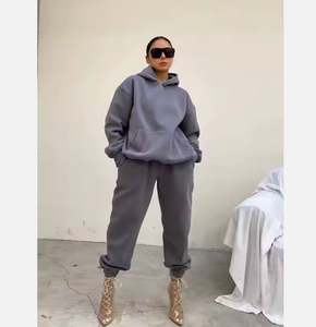 Custom Unisex Flared Jogger Tracksuit Heavyweight Cotton <b>Distressed</b> Embroidery Patch Cropped Printing Sweatpants Set for Men - Product Image 4