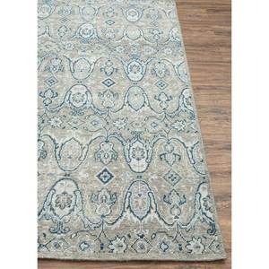 พรมขนสัตว์ลายเออร์เบ แอ็บสแตรคท์ ขนาด 9x12 สีเทาและสีดำ ทอมือแบบแบน สำหรับใช้ในบ้าน-PKWL-5108 - Product Image 4