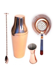 Ensemble complet de shaker à cocktails en acier inoxydable pour bar à domicile avec plusieurs outils de barman pour le mélange de boissons - Product Image 2