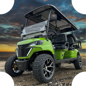 Carrito de golf eléctrico de 6 plazas con motor de CA accionado trasero de 36V a precio competitivo - Product Image 1