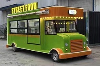 Camions de restauration rapide très abordables, restaurant mobile entièrement équipé, camion de nourriture mobile à gaz avec équipement de cuisine
