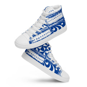 Scarpe da passeggio alte in tela da uomo Abebe Royal comode per l'uso autunnale estivo invernale con soletta in gomma e cotone - Product Image 3