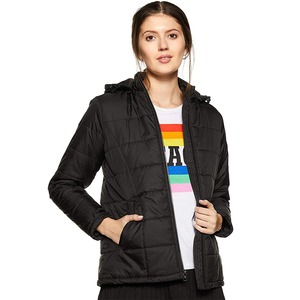 Meilleur prix de vente Veste bouffante à capuche en fourrure pour femmes Veste doudoune respirante en duvet avec capuche Veste longue matelassée chaude - Product Image 1