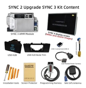 Kit de Actualización SYNC2 SYNC3 de Fábrica, Módulo APIM, Antena, Carplay, Navegación GPS, Compatible con Ford para <span class=keywords><strong>Lincoln</strong></span> Sync 3, 8G USB, Tablero - Product Image 2