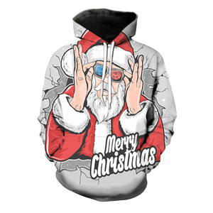 New Fashion Men's Sweater <b>Christmas</b> 3D Digital Printing <b>Hoodie</b> Sweater Wear for men and women - Product Image 1