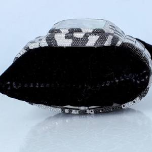 Reloj de Pulsera Cuadrado de Lujo Personalizado con Incrustaciones de Diamantes, Estilo Antiguo, para Hombre y Mujer, Clásico, de Acero Inoxidable, con Esfera Dorada, VVS Moissanite, Cuarzo, 20 mm - Product Image 2