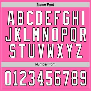 Equipo deportivo rosa de alta calidad Logotipo personalizado Sublimación Impreso/Bordado American Ice Hockey Jersey 100% Poliéster - Product Image 4