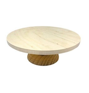 Support de gâteau en bois de mangue fabriqué à la main avec finition lisse-Présentoir élégant pour gâteaux, desserts et fêtes-Vente en gros - Product Image 3