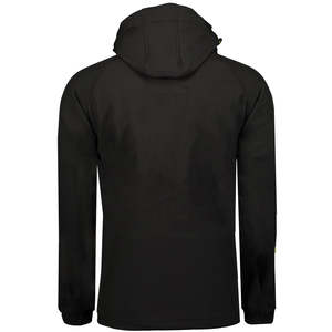 Essential Trending Veste coupe-vent Softshell à capuche réglable pour hommes Vêtements d'extérieur coupe-vent classiques Vêtements de voyage Veste à fermeture éclair - Product Image 3