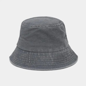 Sombrero de pescador de algodón vaquero lavado para hombres y mujeres, gorra de pescador con nombre personalizado, sombrero de ala ancha de Panamá, gorras de equipo para exteriores - Product Image 1