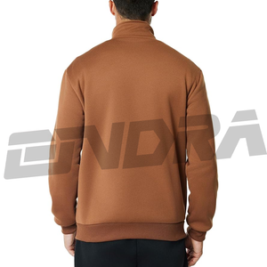 Ensemble de survêtements pour hommes couleur cuivre sweat à capuche zippé au design élégant coupe confortable tenue décontractée tissu doux nouveauté vêtements de sport hot pick - Product Image 2