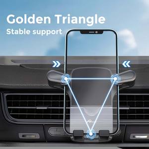 Soporte de plástico negro para coche, soporte para parrilla, soporte para ventilación de aire, duradero, multifunción, diseñado para varias necesidades de parrilla, fácil - Product Image 5