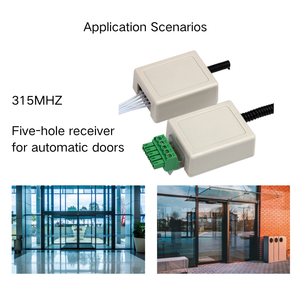<span class=keywords><strong>Control</strong></span> Remoto <span class=keywords><strong>Universal</strong></span> de 315MHz con Sensor Automático <span class=keywords><strong>para</strong></span> Puerta de Vidrio, Interruptor de 5 Orificios <span class=keywords><strong>para</strong></span> Puerta Corredera Automática - Product Image 3