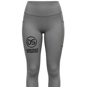Leggings de gimnasio de LICRA/nailon de alta compresión para mujer, ropa deportiva impresa con logotipo personalizado en colores lisos - Product Image 1