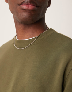 Sudadera personalizada de tela de algodón 100% para hombre, sudadera personalizada con logotipo bordado, sudadera de gran tamaño con hombros caídos para hombre - Product Image 3